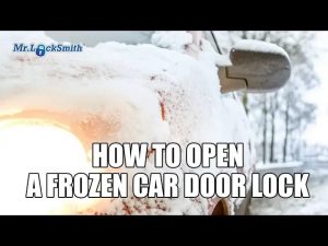 How To Open Frozen Car Door Lock | Mr. Locksmith Garage Door Video