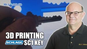 3D Printing Schlage SC1 Key 